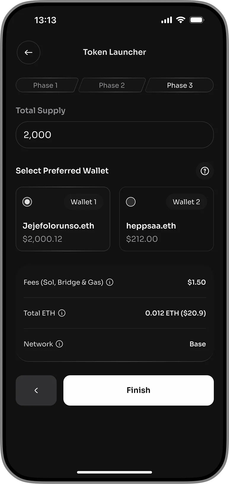 Dacryp onboarding screen